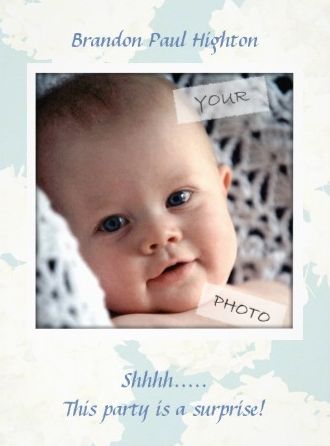 custom baby shower invitations