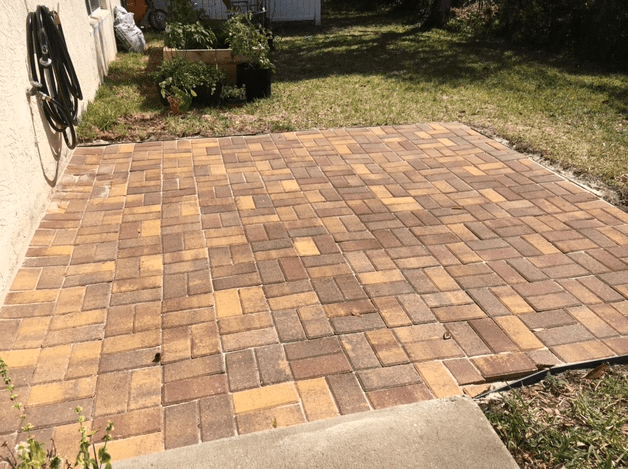 brick paver patio