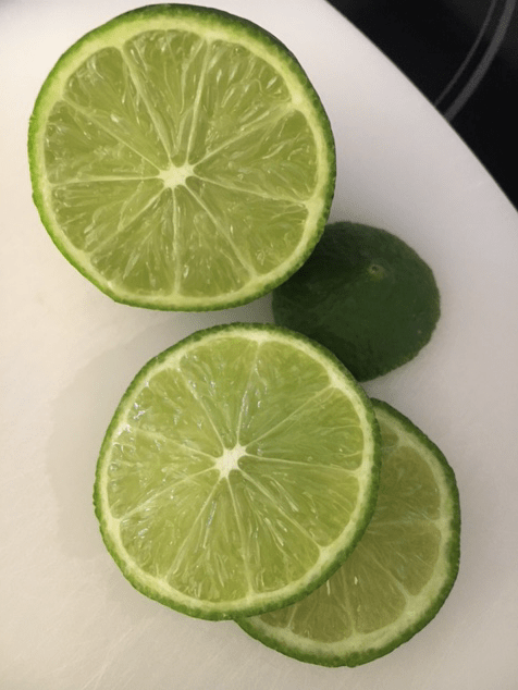 sliced lime