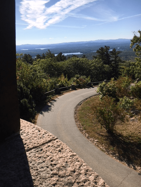 view from the Castle in the Clouds