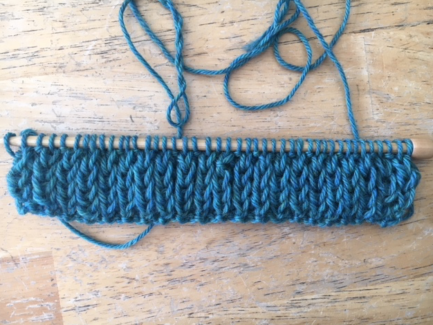 Fishermans rib stitch project