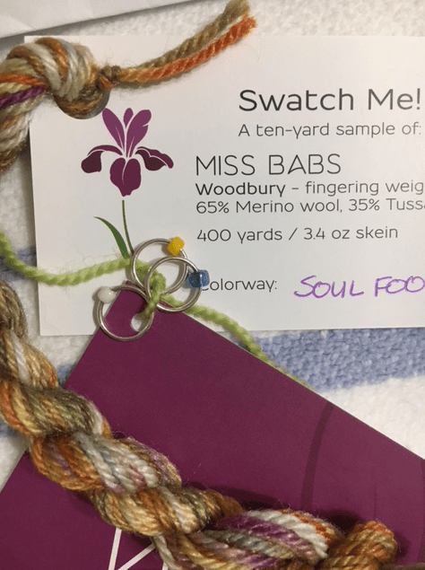 stitch markers and yarn gifts