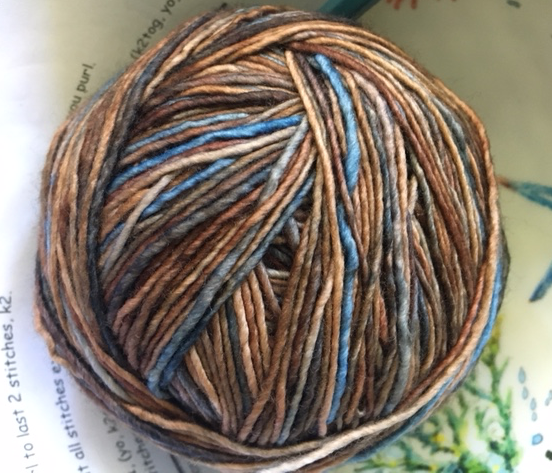 brown yarn