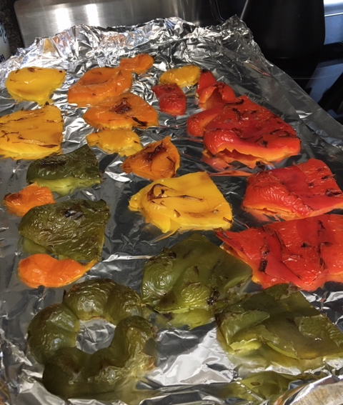 broiled bell peppers