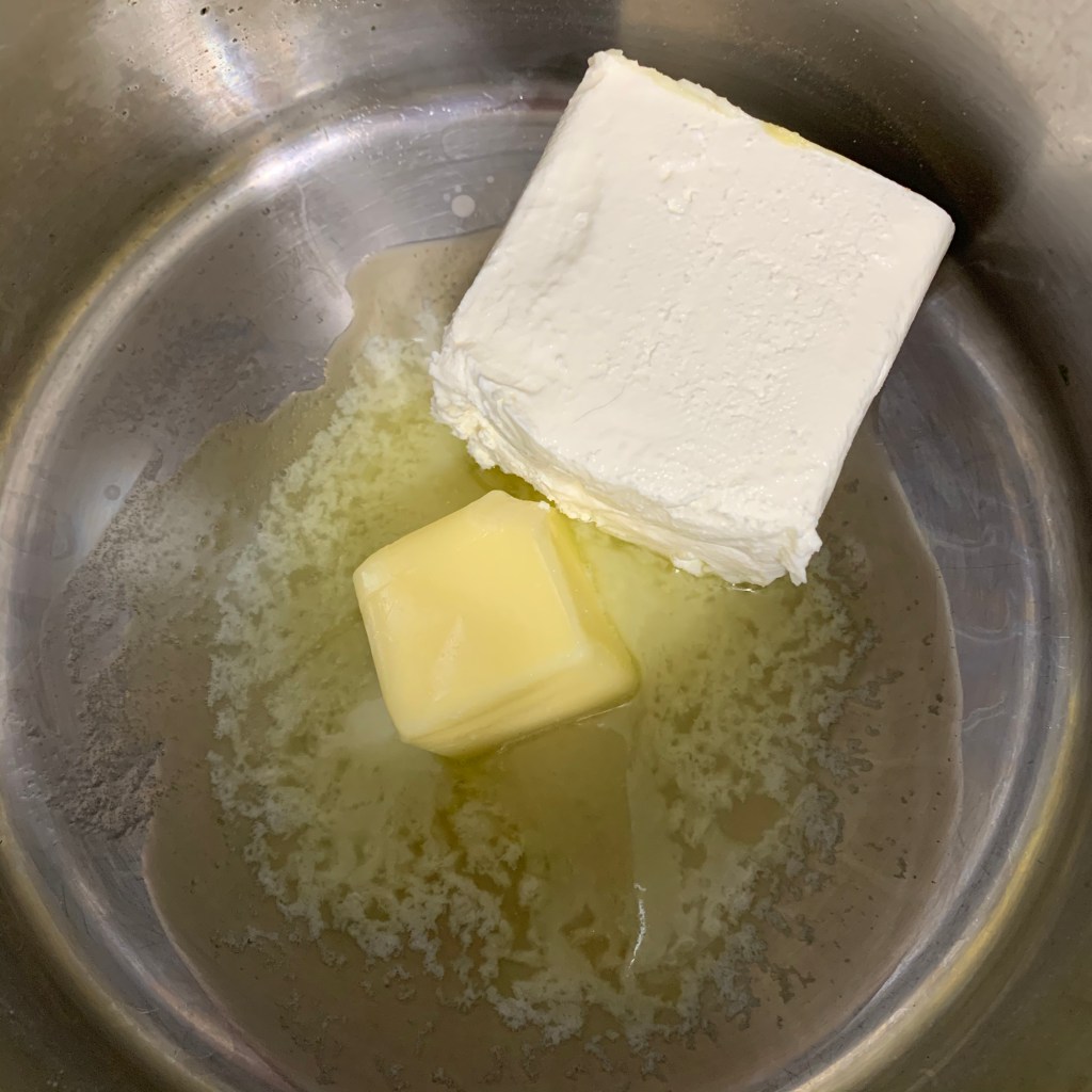 white sauce butter and cream cheese