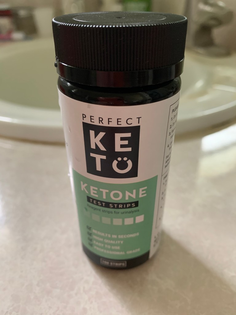 Keto test strips bottle