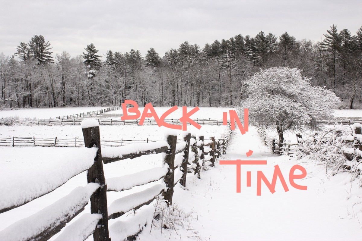 Time Travel Anyone? I’d Go Backwards For&nbsp;Sure