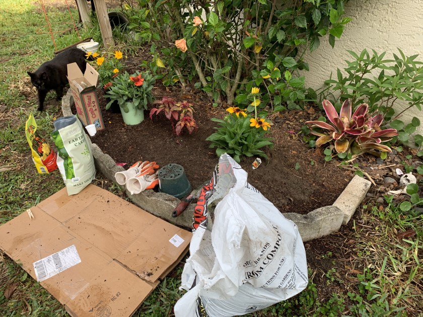 creating a new flower garden