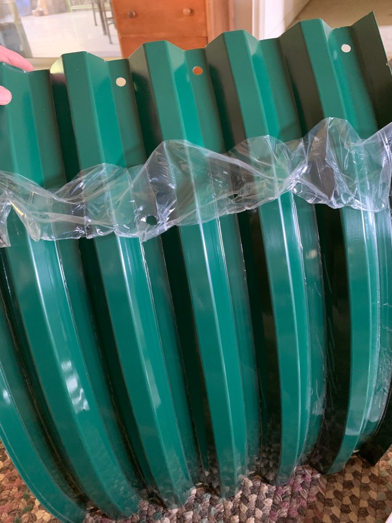 Remove plastic covering on sections