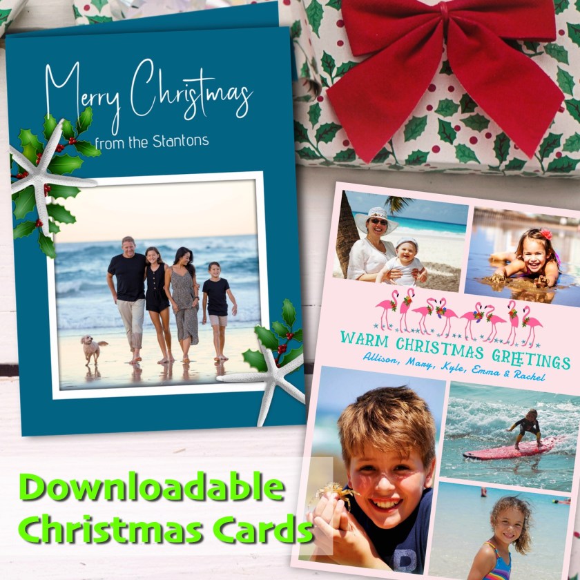 digital Christmas cards downloads