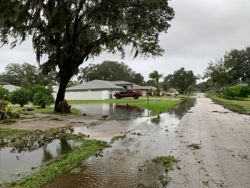 street flooding Hurricane Milton