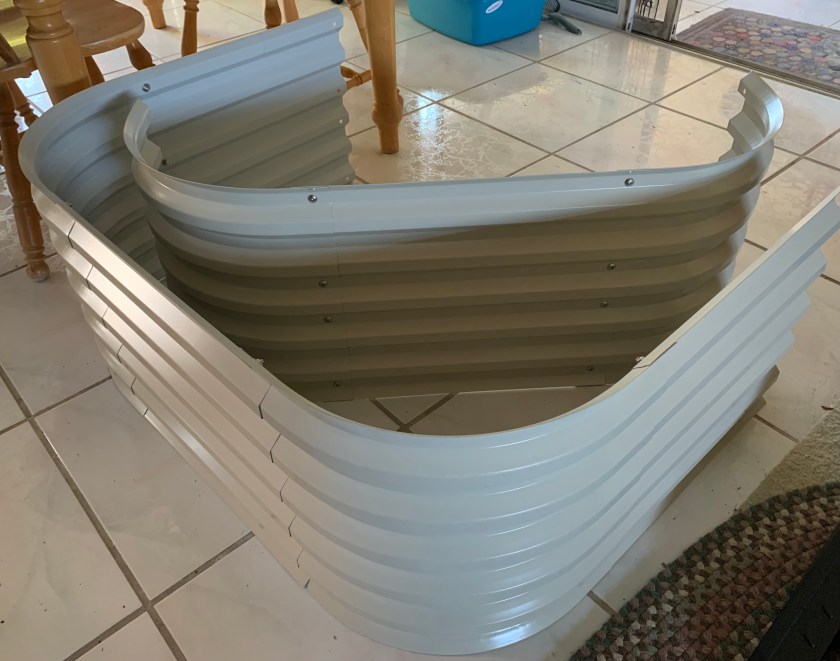 metal raised garden bed