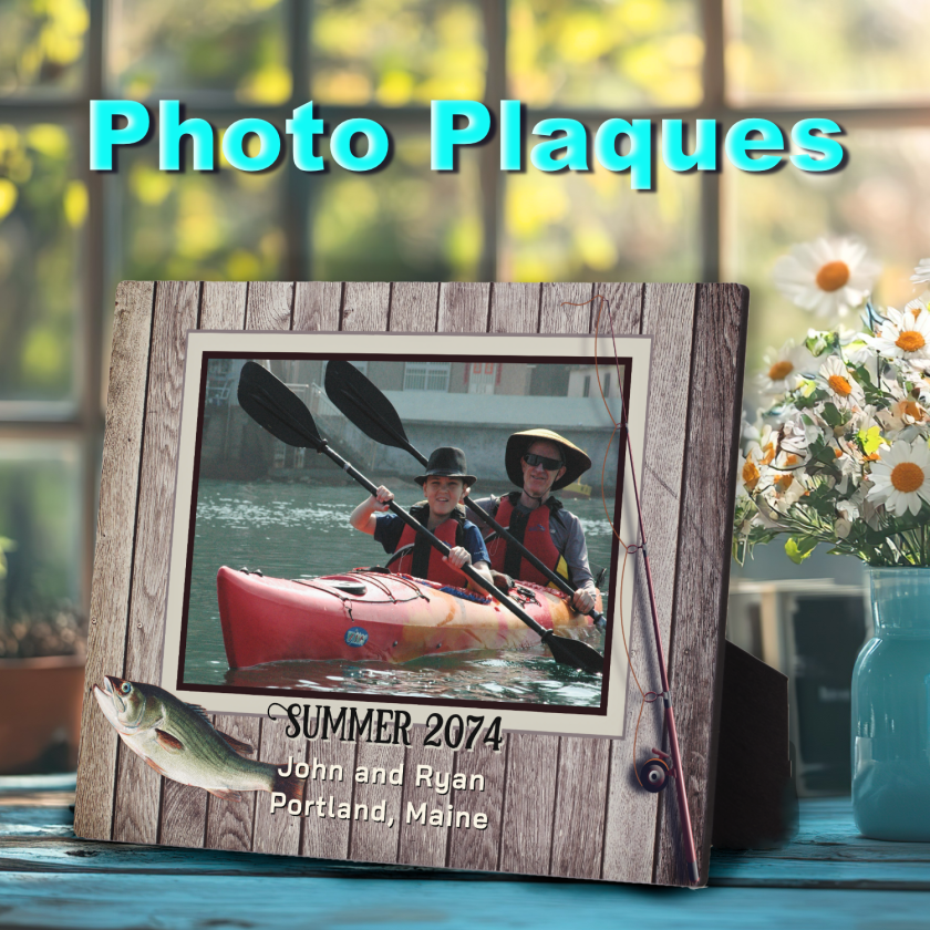 Zazzle photo plaque gift ideas banner