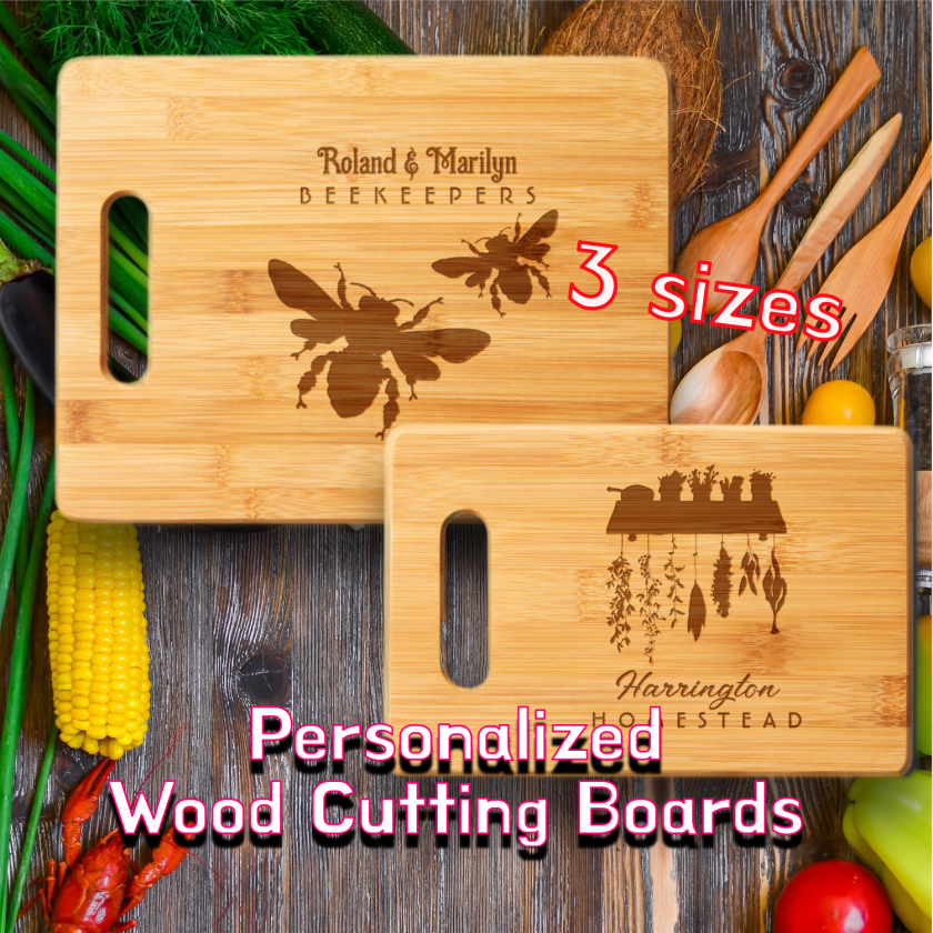 wood cutting boards collection nature