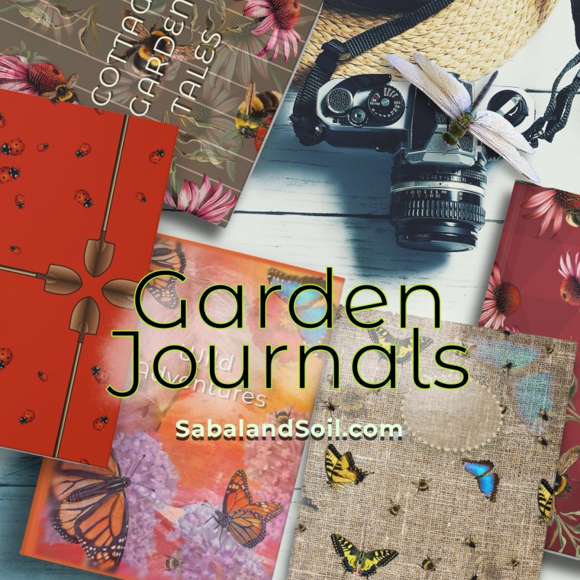 Garden journals for sale at my website Sabal and Soil.