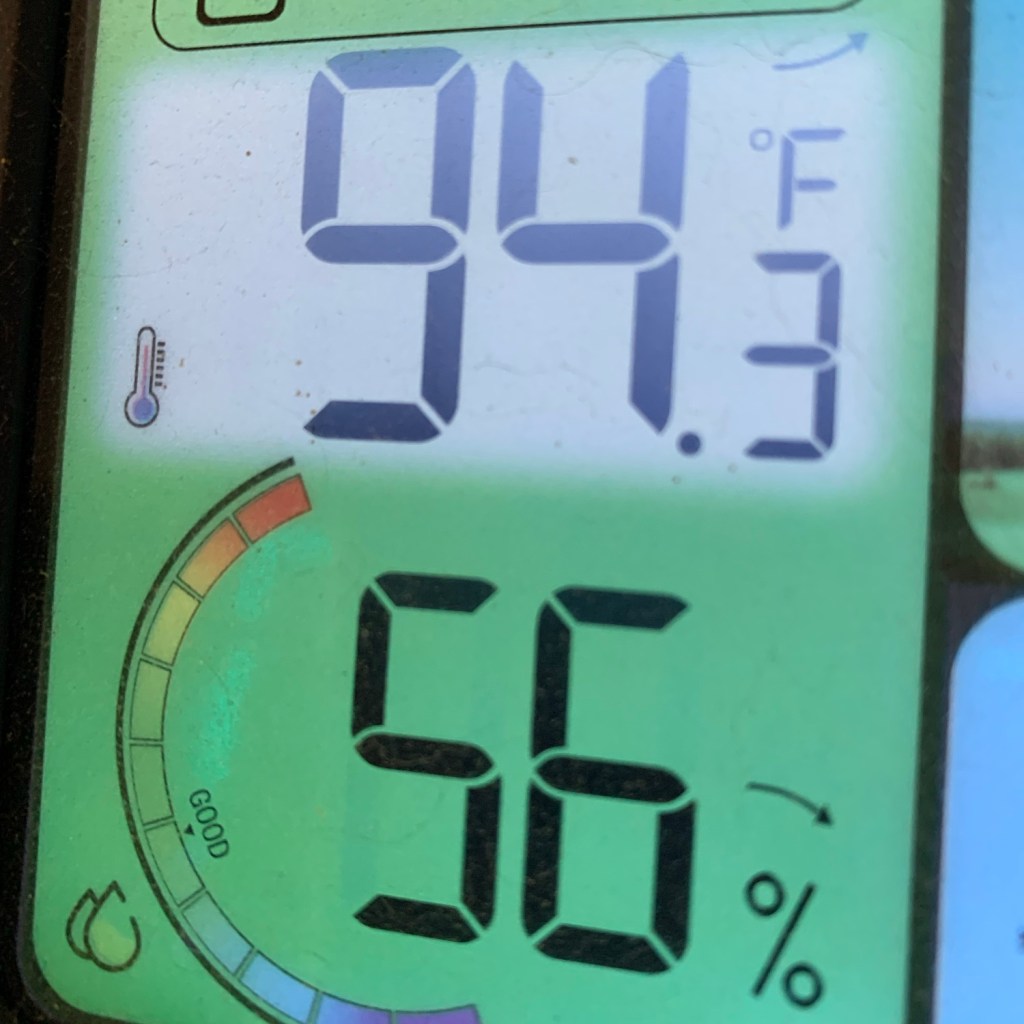 94 degree temperature